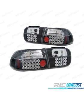 FARI LED PER HONDA CIVIC 91-95 3D NERO LED