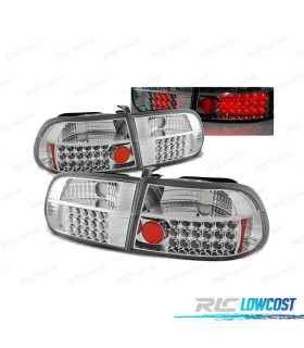 FARI LED PER HONDA CIVIC 91-95 3D CROMATI LED