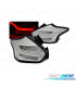 FANALI A LED BAR CROMATI PER FORD FOCUS 3 HATCHBACK 15-18 LUCI DI RETROMARCIA A LED DINAMICHE