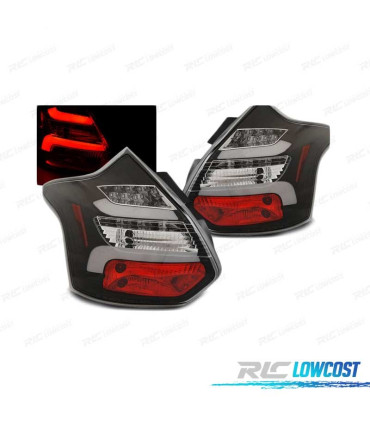 FANALI NERI FORD FOCUS 3 HATCHBACK 11-14 CON FRECCIA A LED DINAMICA