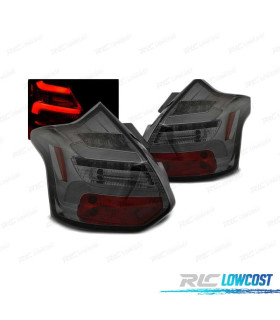 FANALI FORD FOCUS 3 HATCHBACK 11-14 FRECCIA A LED DINAMICA FUMÉ
