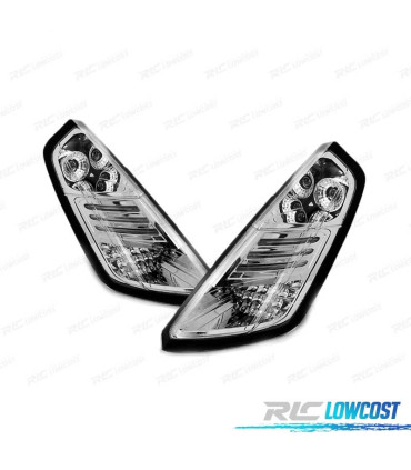 FARI LED FIAT GRANDE PUNTO 05-09 CROMATI LED