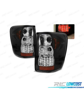 FANALI JEEP GRAND CHEROKEE 99-05 LED NERI
