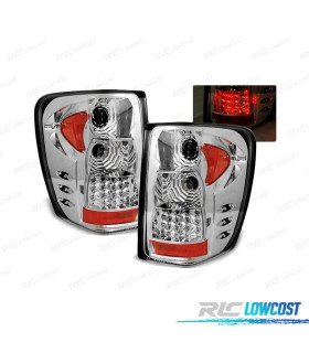 FANALI JEEP GRAND CHEROKEE 99-05 A LED CROMATI
