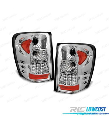 FANALI JEEP GRAND CHEROKEE 99-05 A LED CROMATI