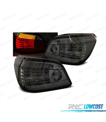 FANALI BMW E60 LCI 07-09 DINAMICI CON FRECCIA LED FUMÉ