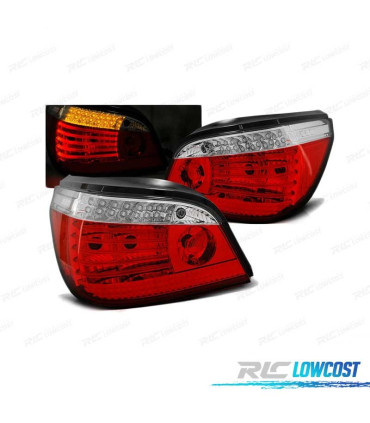 FANALI BMW E60 LCI 07-09 ROSSI CON FRECCIA LED DINAMICA