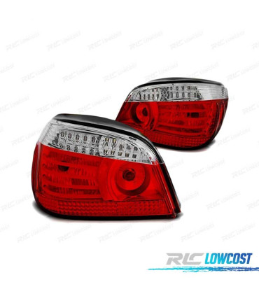 FANALI A LED BMW E60 03-07 ROSSO CRISTALLO