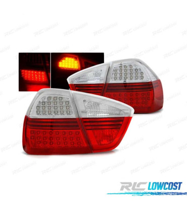 FANALI A LED PER BMW E90 05-08 LED ROSSO BIANCO