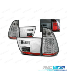 FANALI A LED PER BMW X5 E53 99-03 CROMATI