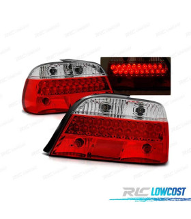 FARI LED PER BMW E38 94-01 ROSSO BIANCO LED