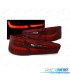 FANALI A LED BAR PER AUDI A3 8V 3D 12-16 ROSSO AFFUMICATO
