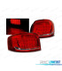 FANALI A LED PER AUDI A3 8P 08-12 ROSSO CHIARO