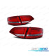 FANALI A LED PER AUDI A4 B8 08-11 AVANT ROSSO BIANCO LED