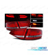 FANALI A LED PER AUDI A4 B8 08-11 AVANT ROSSO BIANCO LED