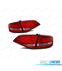 FANALI A LED PER AUDI A4 B8 08-11 SEDAN ROSSO BIANCO LED