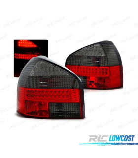 FANALI AUDI A3 96-00 LED ROSSO AFFUMICATO
