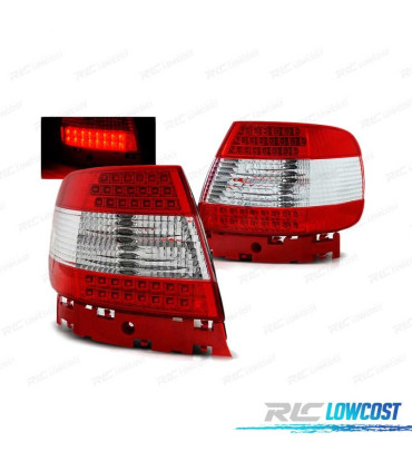 FANALI A LED AUDI A4 94-00 ROSSO BIANCO LED