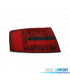 FANALI A LED AUDI A6 C6 SEDAN 04-08 ROSSO FUMÉ LED