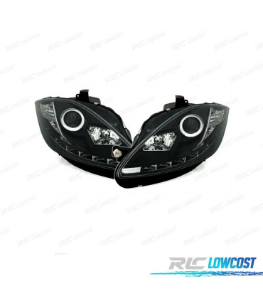 FARI SEAT LEON ALTEA 09-12 TRU DRL LUCE DIURNA REALE FONDO NERO