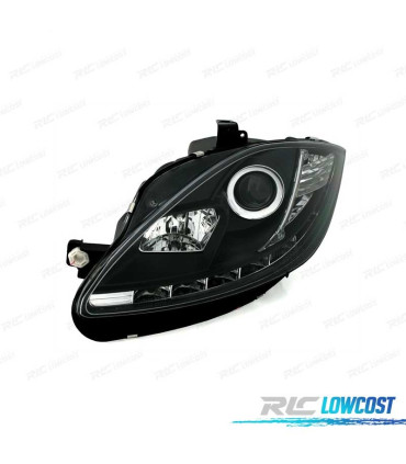 FARI SEAT LEON ALTEA 09-12 TRU DRL LUCE DIURNA REALE FONDO NERO