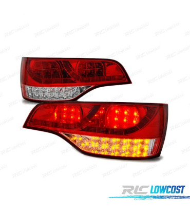 FANALI A LED AUDI Q7 06-09 ROSSO CHIARO