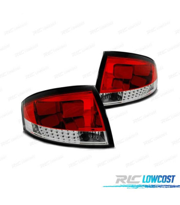 FANALI A LED BAR ROSSO-CHIARO AUDI TT 8N 99-06
