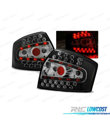 FANALI A LED AUDI A4 8E 00-04 SEDAN NERO LED