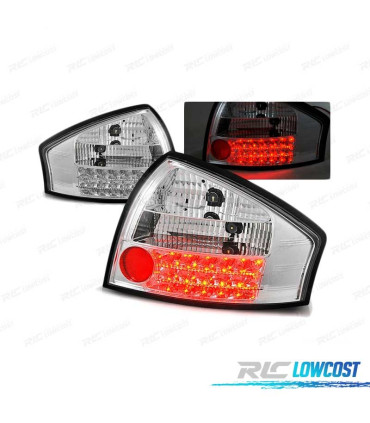 FARI LED PER AUDI A6 97-04 CROMATI LED