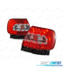 FANALI A LED PER AUDI A4 B5 94-00 ROSSO BIANCO