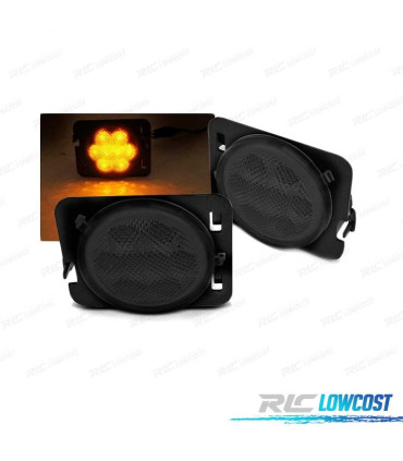 LUCI DI RETROMARCIA LATERALI PER JEEP WRANGLER JK 07-18 A LED FUME'