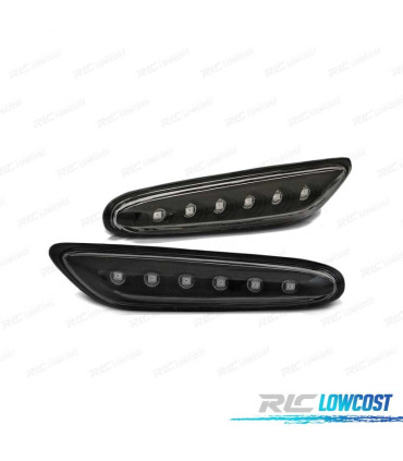 FRECCIE LATERALI BMW E46 01-05 NERO LED
