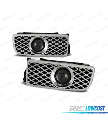 FARI ANTINEBBIA PER BMW E36 FONDO CROMATO