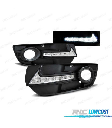 FARI LUCE DIURNA GRIGLIA ANTINEBBIA PER AUDI Q5 08-12 NERO