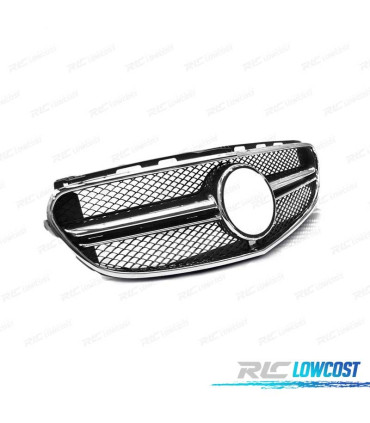 GRIGLIA MERCEDES CLASSE E W212 13-16 LOOK AMG NERO CROMATO