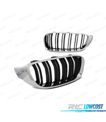 GRIGLIE PER BMW F32 F33 F36 13-18 ASPECTO M4 NERO CROMATO