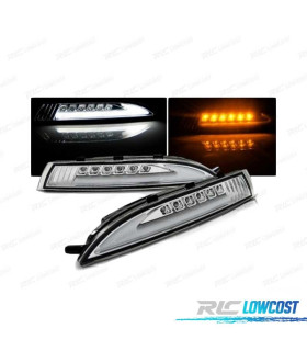 KIT LUCE DIURNA PER VOLKSWAGEN VW SCIROCCO III TUBE LIGHT LUCI DIURNE INTERMITTENTI A LED 08-14