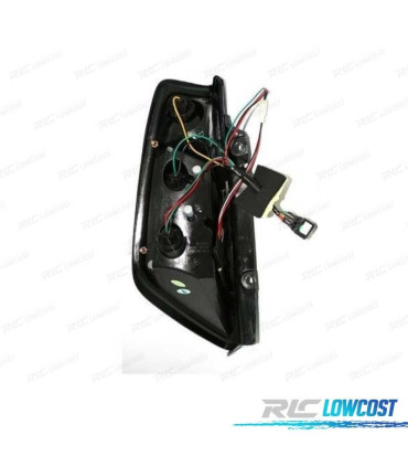 FANALI PER FIAT GRANDE PUNTO 05-09 LED FONDO CROMATO FUMÉ