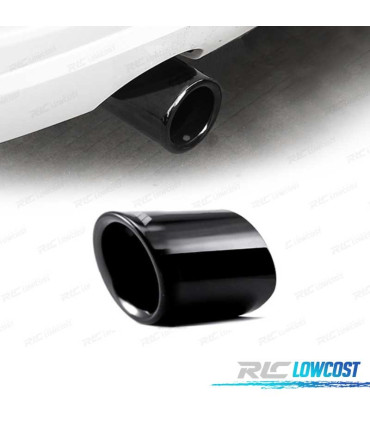 TERMINALE SCARICO POSTERIORE BMW LOOK M POWER PERFORMANCE INOX NERO