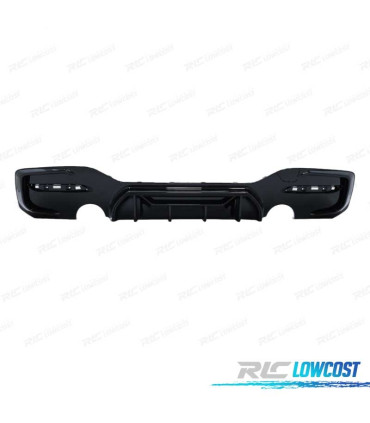 DIFFUSORE BMW F20 LCI 15-19 LOOK M COMPETITION NERO LUCIDO