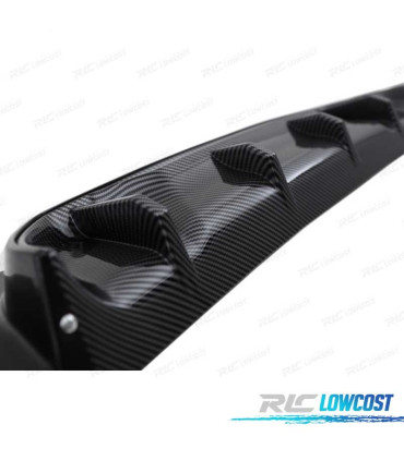 DIFFUSORE PER BMW F20 LCI 15-19 LOOK M COMPETITION NERO CARBONIO