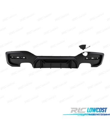 DIFFUSORE BMW F20 LCI 15-19 LOOK M COMPETITION NERO OPACO