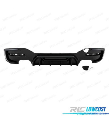 DIFFUSORE BMW F20 LCI 15-19 LOOK M COMPETITION NERO LUCIDO