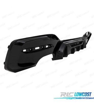 DIFFUSORE PER BMW F20 LCI 15-19 LOOK M COMPETITION NERO CARBONIO