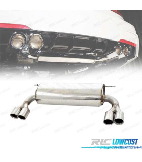 SCARICO SPORTIVO BMW F30 F31 320 316 11-15 LOOK M DOPPIA USCITA