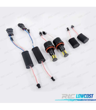 KIT LAMPADE ANGEL EYES H8 IN LED 240W PER BMW 2007-2011