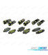 KIT 19 LAMPADE LED INTERNE PER VOLKSWAGEN VW RABBIT GTI GOLF 5 MK5 L 06-09