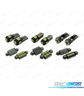 KIT 19 LAMPADE LED INTERNE PER VOLKSWAGEN VW RABBIT GTI GOLF 5 MK5 L 06-09