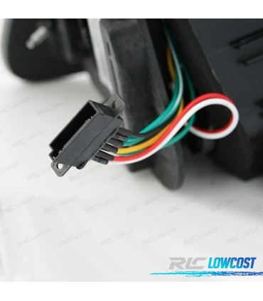 FANALI BMW E46 COUPE 03-06 FULL LED ROSSO SCURO