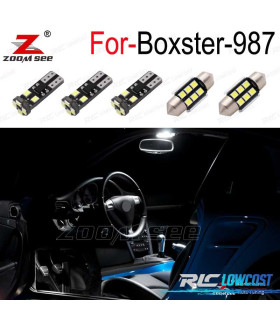 KIT 16 LAMPADE LED INTERNE PER PORSCHE BOXSTER 987 BASE S 05-11